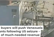 A video posted on Attorney General Pam Bondi’s X account shows the moment an oil tanker was seized by U.S. forces off the coast of Venezuela. U.S. Attorney General's Office/X via AP